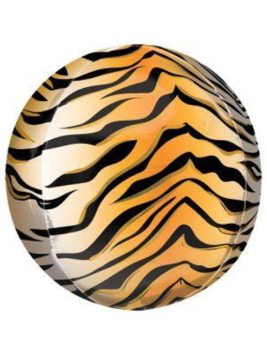 Picture of ORBZ TIGER PRINT FOIL BALLOON 38X40CM